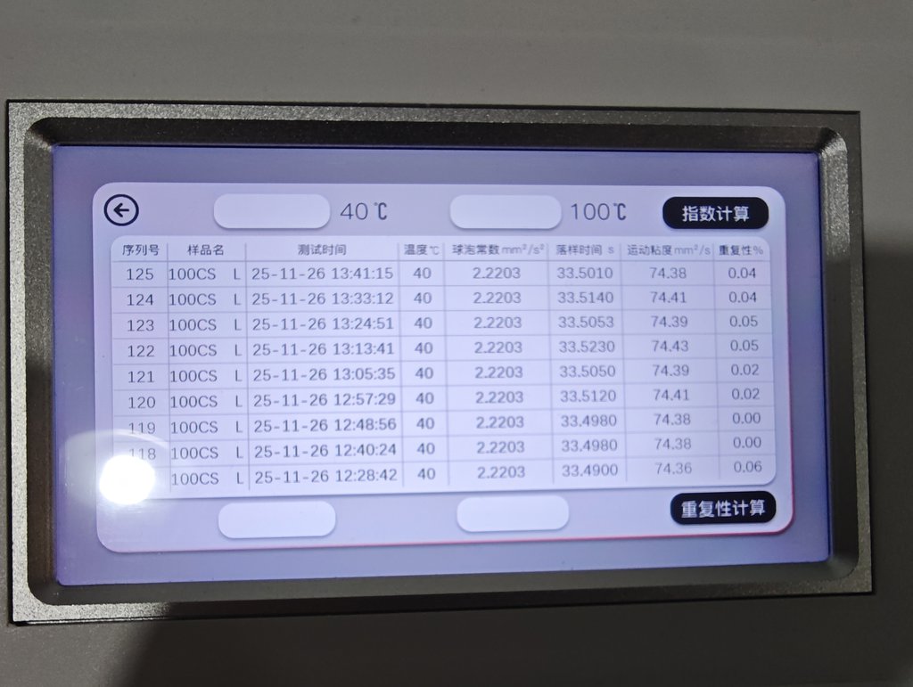 KV2000自动折管式运动粘度仪准确性验证报告